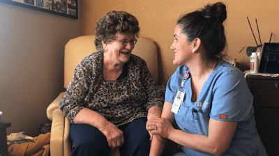 patient and CNA